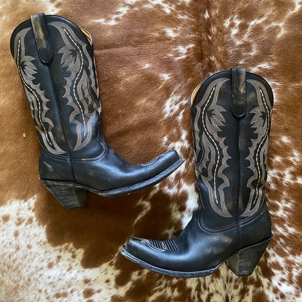 Old Gringo Black Cowboy Boots